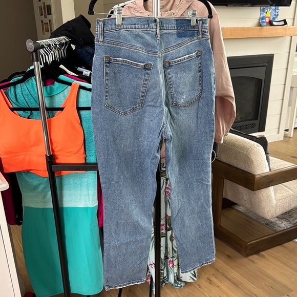 Abercrombie & Fitch Blue Straight Leg Distressed Jeans – Size 30 Extra Short - Picture 4 of 7